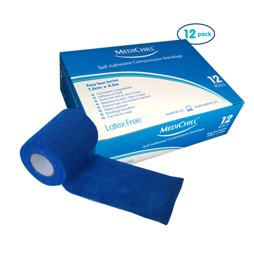 Cohesive Elastic Bandages - 12 Pack